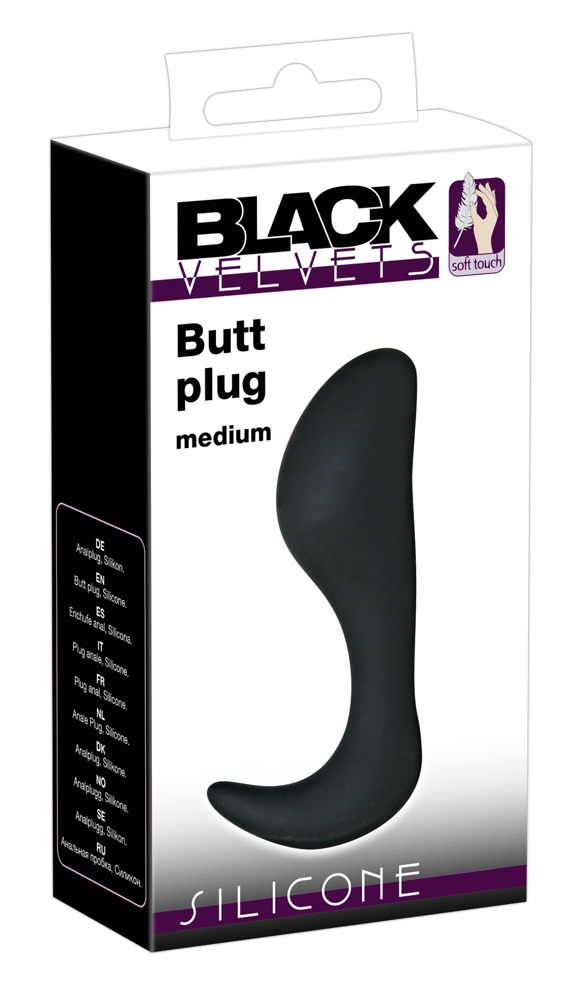 Butt plug medium 10,5cm Ø 1-3cm