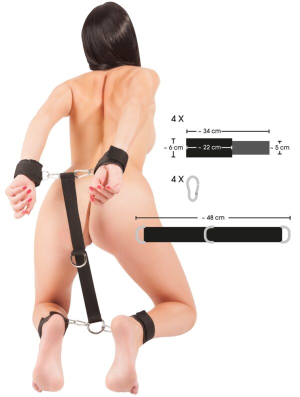 Set med hand- och fotbojor 43cm