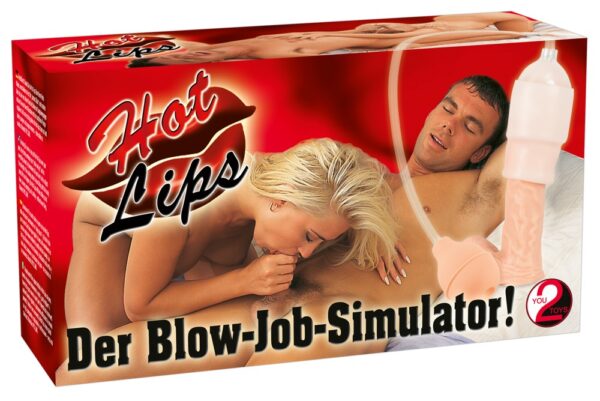 Hot Lips: Blow-job  stimulator! 17cm Ø 5cm