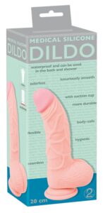 Medical Silicone Dildo 20cm Ø 3,4-4,5cm
