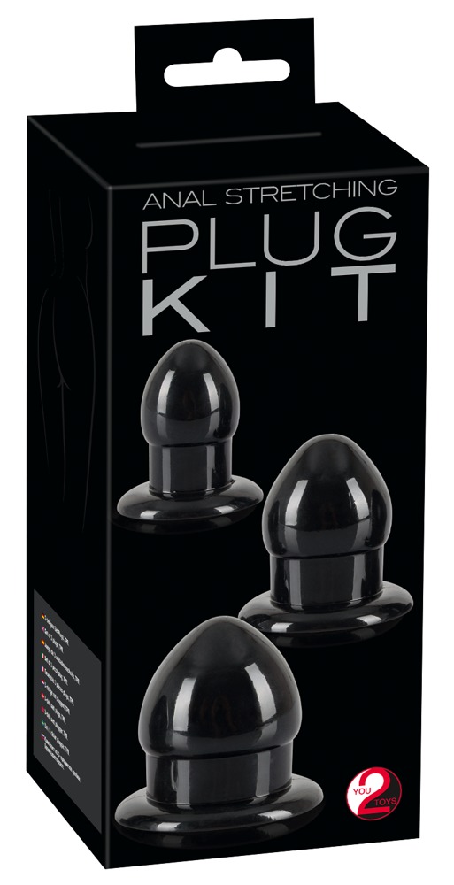 Anal Stretching Plug Kit 5,2-6,2cm Ø 3-4,9cm