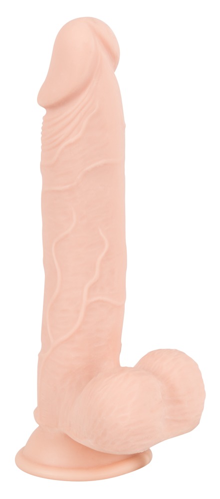 Dildo med sugfot 24cm Ø 3,1-4,4cm