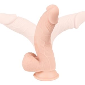 Dildo med sugfot 24cm Ø 3,1-4,4cm
