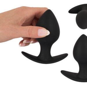 3-pack analpluggar 8,5 - 10,0cm Ø 3,0 - 4,6cm