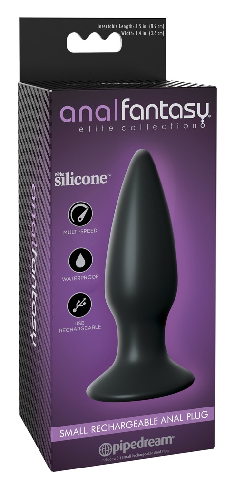 Small Rechargeable Anal Plug 11,5cm Ø 3,6cm