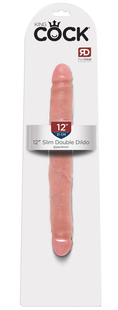 12'' Slim Double dildo 30,5cm Ø 3,6cm