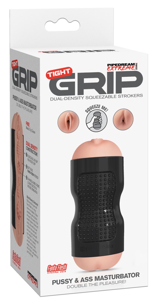 Tight Grip Pussy & Ass Masturbator 15,2cm Ø 0,7cm