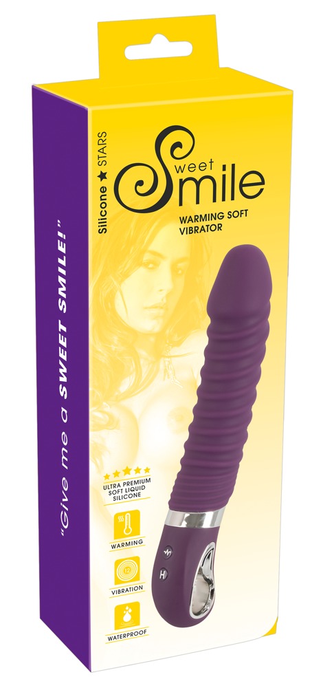 Warming Soft vibrator 23,5cm Ø 3,5 - 4,1cm