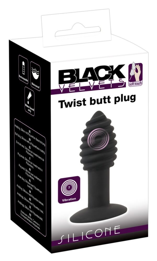 Twist Butt Plug 10,7cm Ø 2,2 - 3,9cm