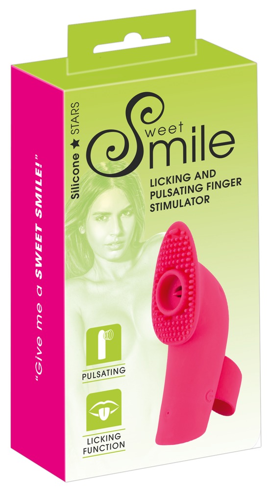 Licking and Pulsating Finger Stimulator 10,2cm Ø 3,2cm