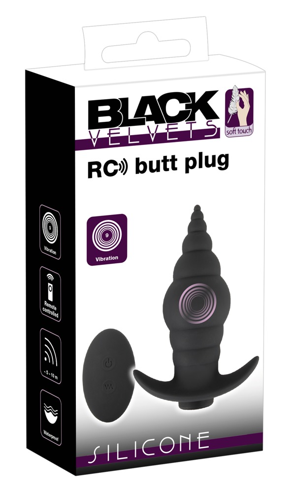 RC Butt Plug 9,6cm Ø 3,5cm