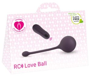RC Single Vibrating Love Ball 14,3cm Ø 3,8cm