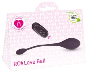 RC Single Vibrating Love Ball 23,2cm Ø 3,9cm