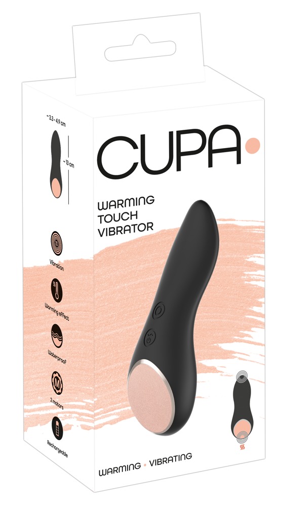 Warming Touch Vibrator 13,0cm Ø 3,3 - 4,9cm