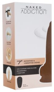 7" Rotating & Vibrating Dong 22,86cm Ø 4,5cm