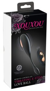 Vibrating E-Stim RC Love Ball 18,6cm Ø 3,6cm