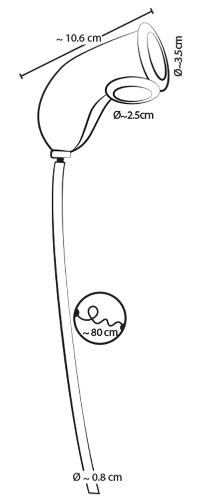 Piss Play Sleeve 90,6cm Ø 2,5 - 3,5cm