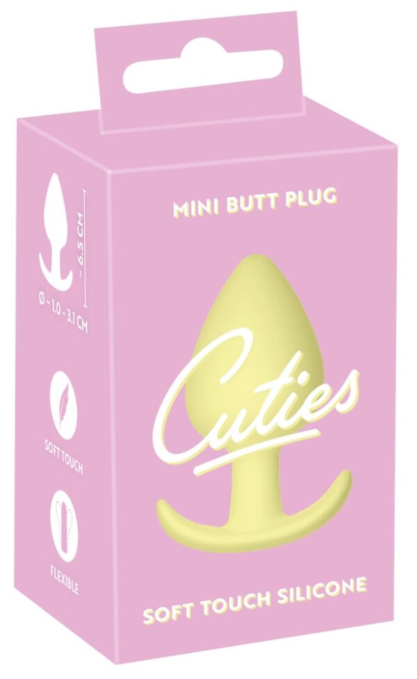 Mini Butt Plug 6,5cm Ø 1,0 - 3,1cm