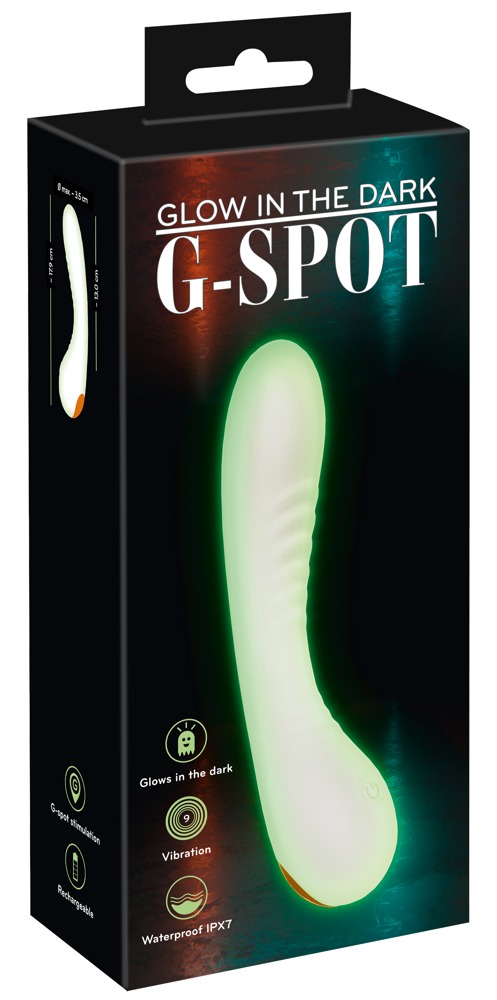 Glow in the dark G-Spot 17,9cm Ø 2,4 - 3,5cm