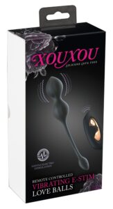 RC Vibrating E-Stim Love Balls 20,0cm Ø 1,4 - 3,3cm