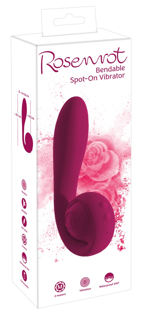 Bendable Spot-on Vibrator 20,1cm Ø 1,4 - 3,8cm