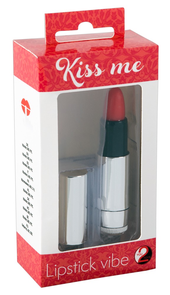 Kiss med Lipstick Vibe 8,7cm Ø 1,9cm