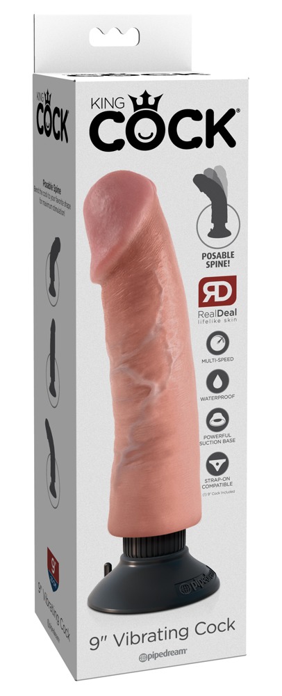 9" Vibrating Cock 25,5cm Ø 5,4cm