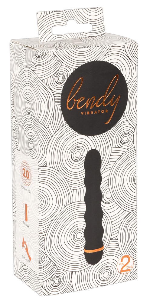 Bendy Wavy Vibrator 17cm Ø 2,4-3,2cm