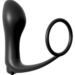 Ass-Gasm Cockring Vibrating Plug 10,4cm Ø 1,5-3,8cm