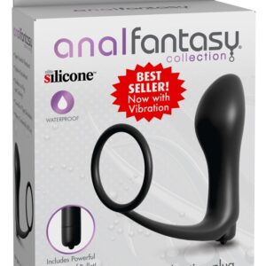Ass-Gasm Cockring Vibrating Plug 10,4cm Ø 1,5-3,8cm