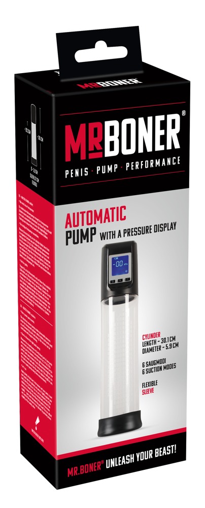 Automatic penispump 30,1cm Ø 2,0 - 5,9cm