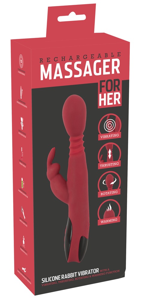 Rabbitvibrator 26,5cm Ø 2-4,1cm