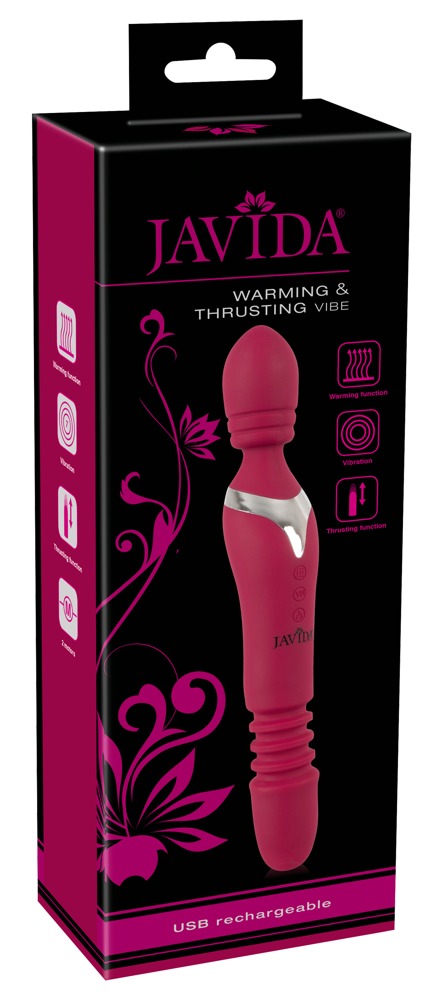 Massagestav Warming & Thrusting Vibe 25,5 - 27,0cm Ø 2,6 - 3,6cm