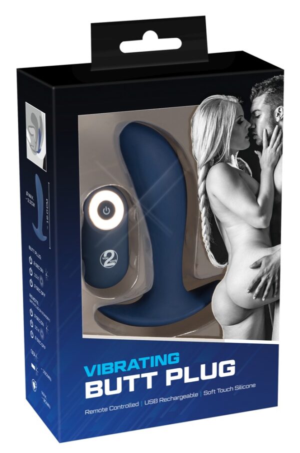 Vibrating Butt Plug 12,0cm Ø 2,1 - 3,3cm