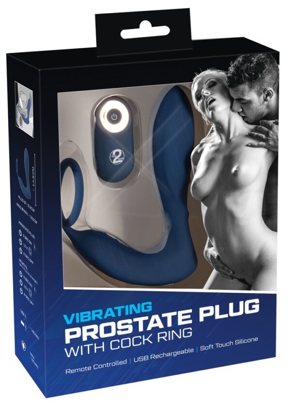 Vibrating Prostate Plug 14,5cm Ø 2,0 - 3,3cm