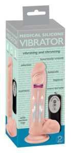 Medical Silicone Vibrator 21,0cm Ø 3,0 - 4,0cm