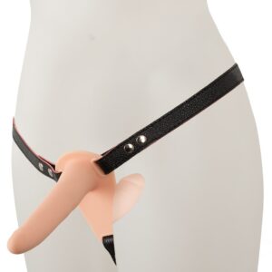 Vibrating Double Strap-On 15,7cm Ø 1,9 - 3,8cm