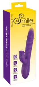 Thrusting & Rotating Pearl Vibrator 24,7cm Ø 3,2 - 4,8cm