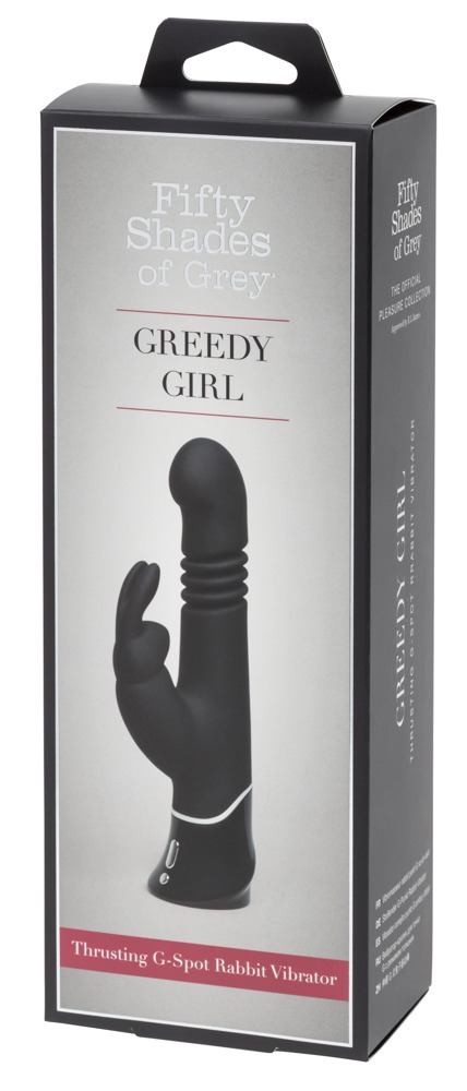 Greedy Girl Thrusting G-Spot Rabbit Vibrator 23,3cm Ø 3,5 - 4,2cm