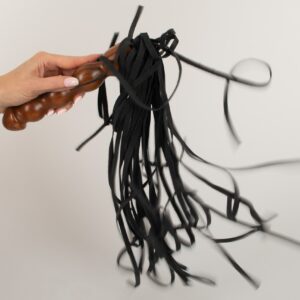 Leder Flogger Wood 60cm
