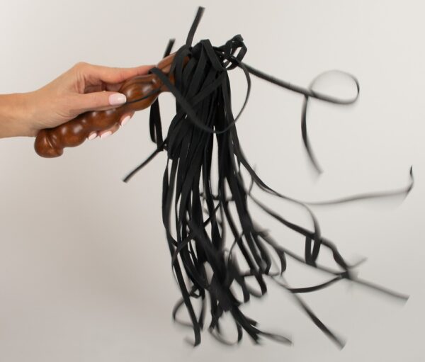 Leder Flogger Wood 60cm