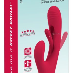 Rabbit Vibrator with G-Spot Stimulation 24,2cm Ø 2,7 - 3,6cm