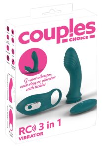 RC 3 in 1 Vibrator 12,7cm Ø 2,6 - 3,5cm