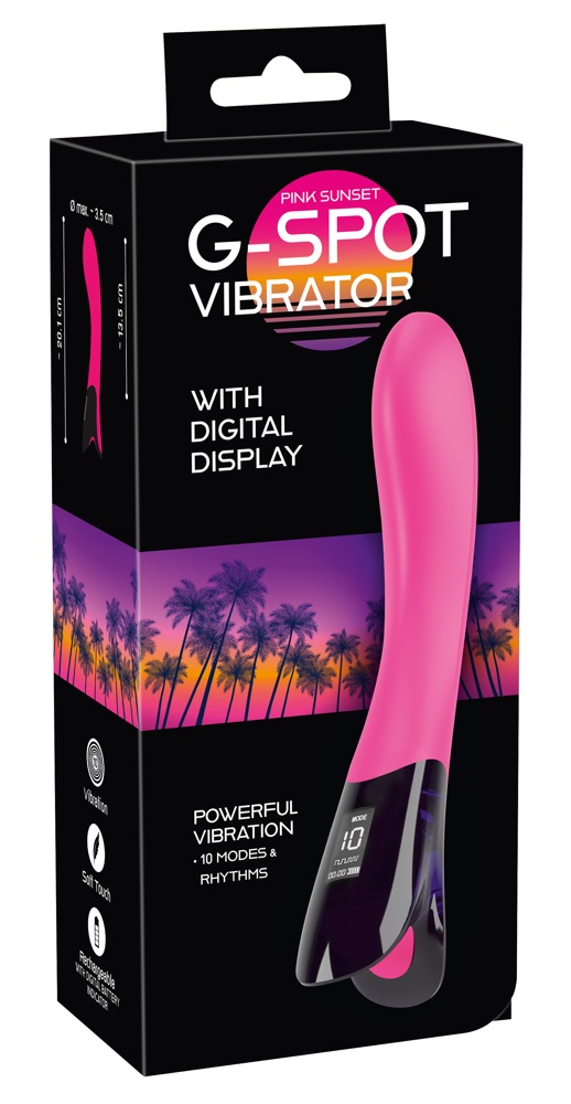 Pink Sunset G-Spot Vibrator 20,1cm Ø 2,4 - 3,5cm
