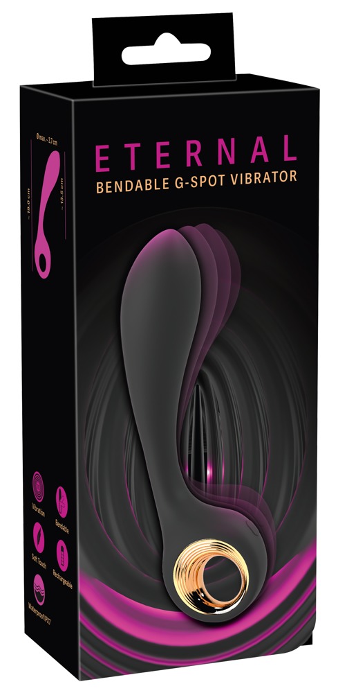 Bendable G-Spot Vibrator 19,0cm Ø 1,3 - 3,7cm